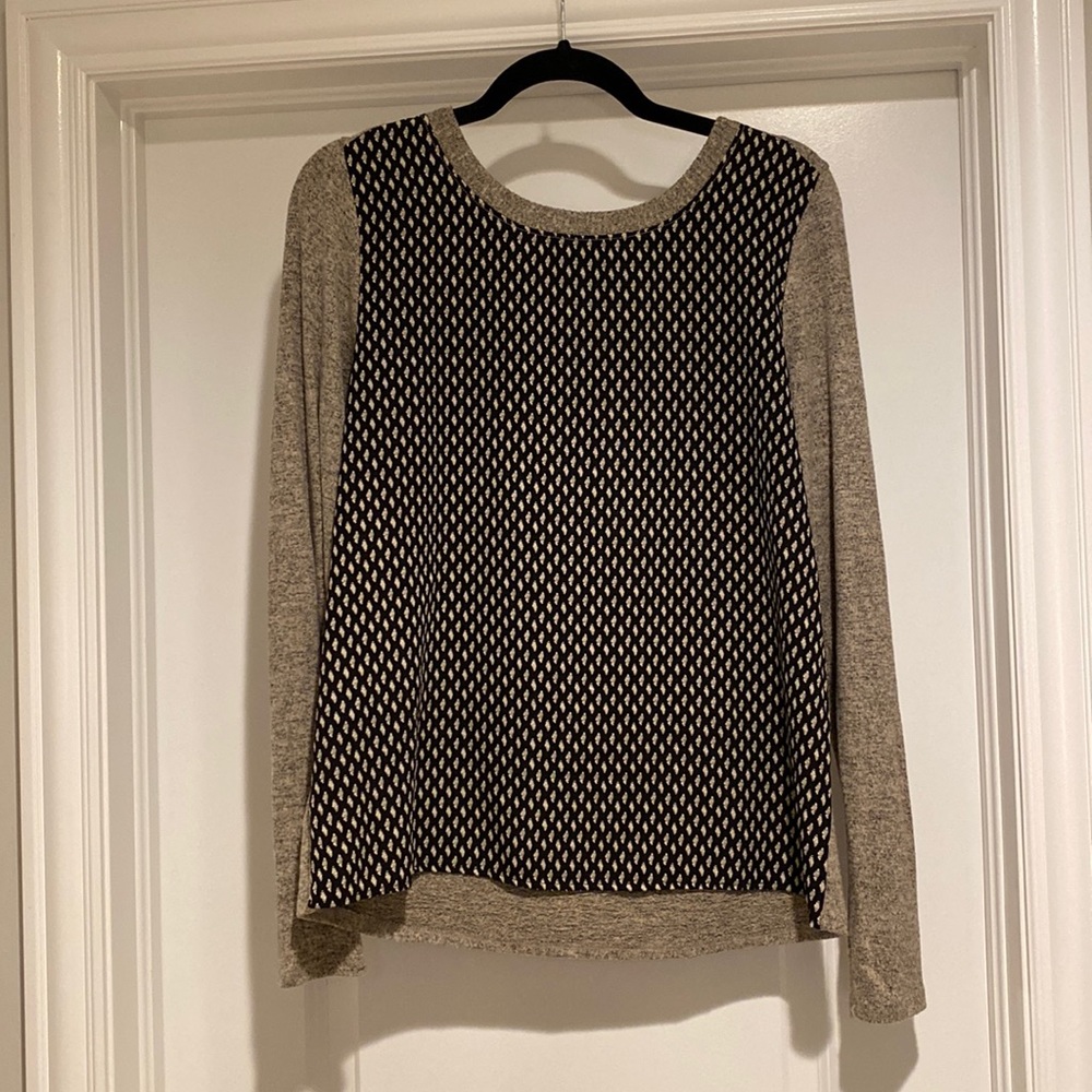 Patterned sweater